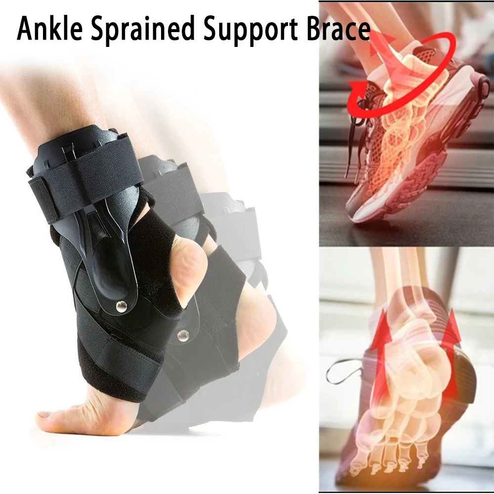 Ankle Sprained Support Brace Ankle Splint Stabilizer Protector for Sprained Ankle Injury Recovery Achilles Tendonitis Men Women