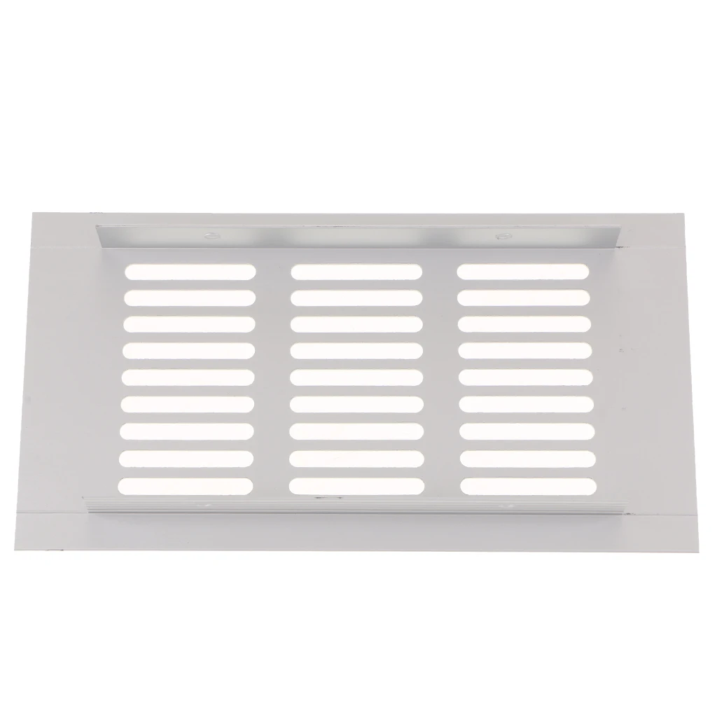 Louvered Air Outlet Ventilation Aluminum Alloy Square Vent Cover Stainless Steel for Electric Cabinet and Shoe Cabinet