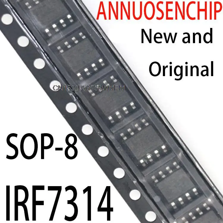 10PCS New and Original  SOP-8 F7314 SOP8 IRF7314TRPBF IRF7314