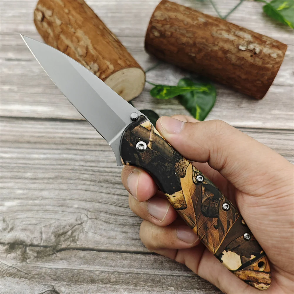 NEW 1660CAMO Ken Onion Design Tactical Sharp Folding Knife Stainless Steel Hunting Camping Knives Outdoor Pocket EDC Small Tools