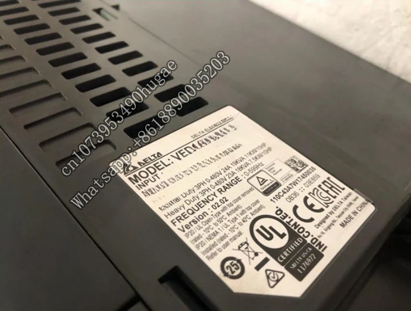 C2000 Série 3 Fase 11KW 15HP Frequency Drive 3PH Entrada 3PH Saída VFD110C43A atualização para VFD110C43A-21 Novo Original