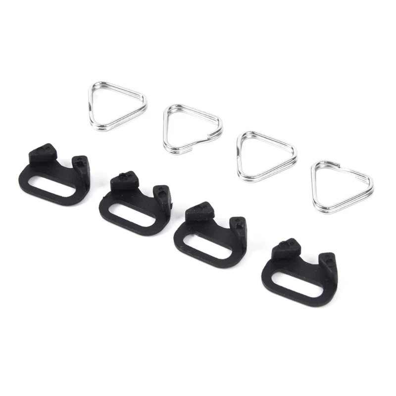 4Pcs/set Belt Hook Camera Shoulder Strap Triangle Split Ring Buckle Replacement For Digital Camera Buckle Accessories