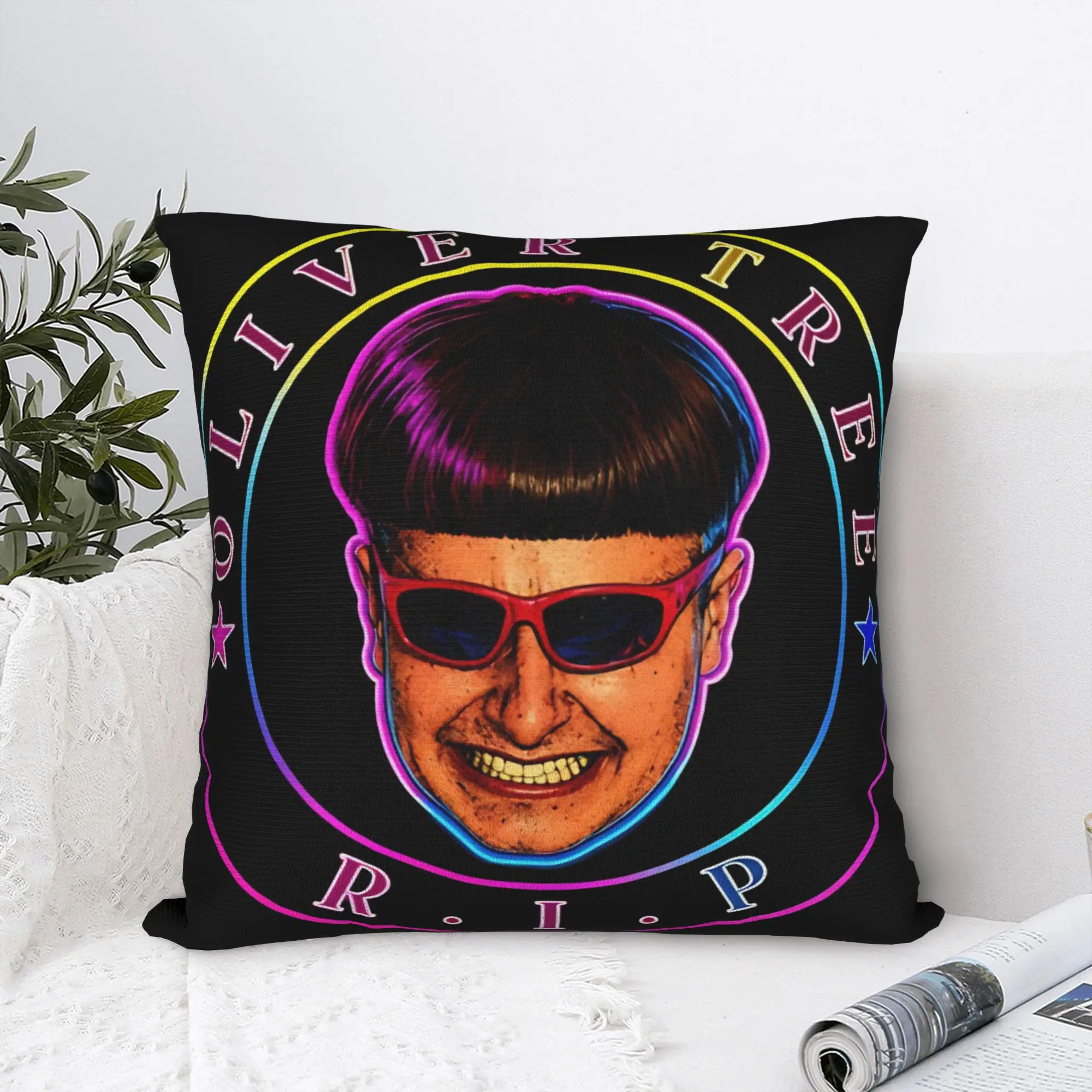 Oliver Tree Rest In Peace 1993 to 2026 Memorial In loving Memory Pillow Case Pillow Cover Comfy Pillowcases For Sofa Home Decor