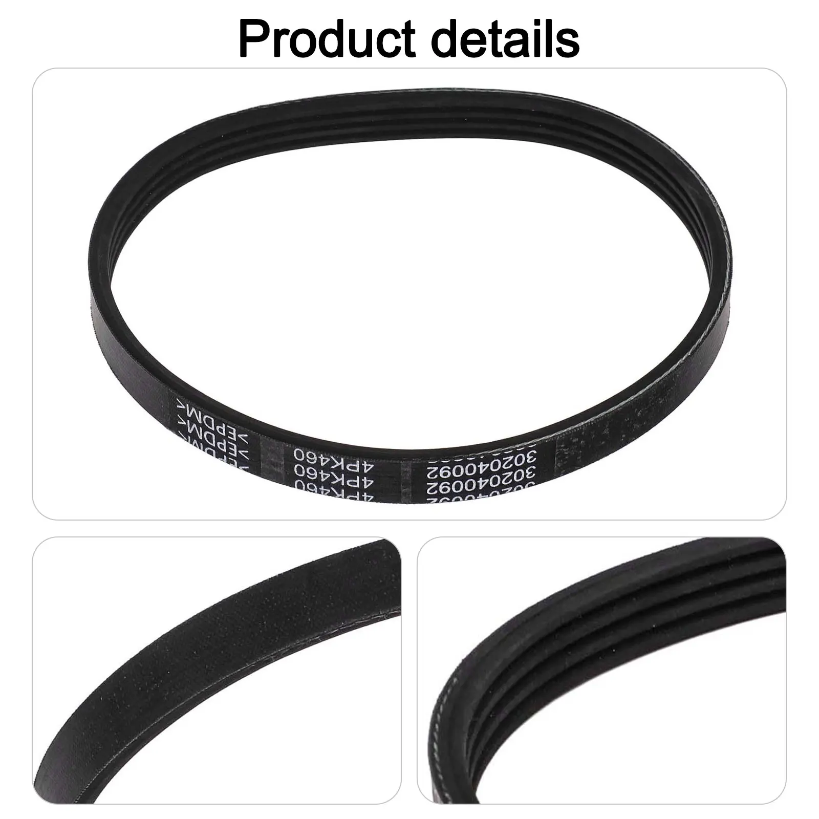 

Garden Equipment Lawn Mower Belt Abrasion Resistant Belt As Shown Long Lasting Performance Rubber Construction Tensile Strength