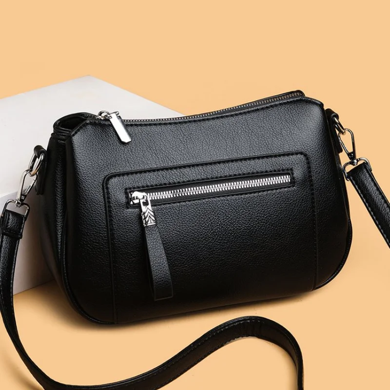 

Элегантная шикарная новинка 2025 года, женская роскошная брендовая кожаная сумка через плечо, известный дизайнер, популярная классическая простая высококачественная сумка