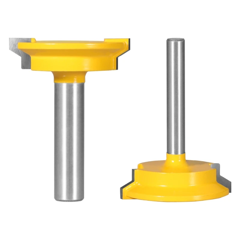 

For Wood 8MM 12MM 12.7MM Shank Drawer Lock 2'' Glue Joint Router Bit Woodworking Tools Milling Cutter