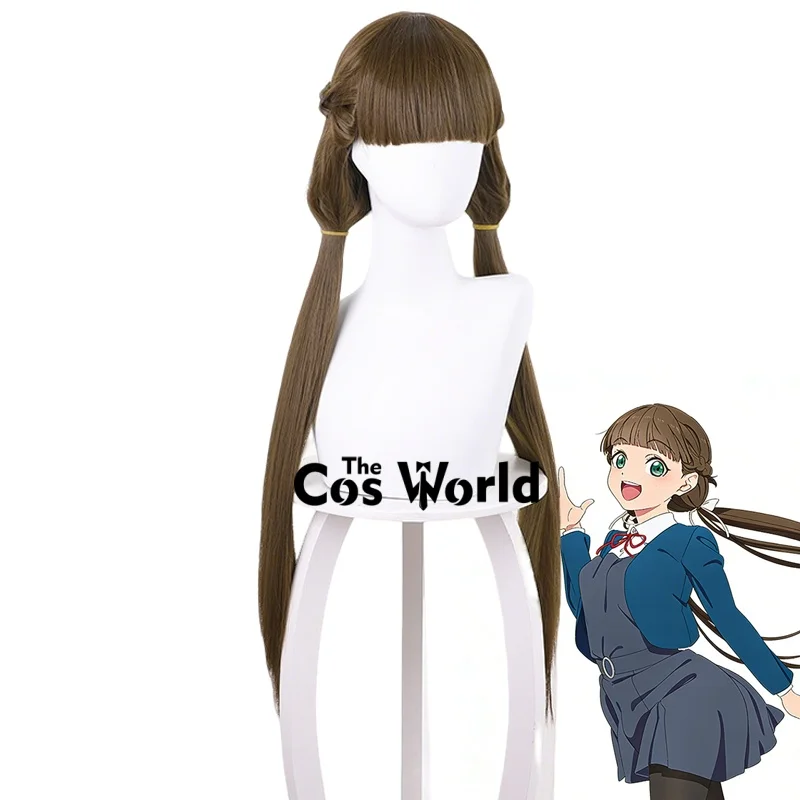 

Love Live Superstar Liella Kinako Sakurakoji Brown 80cm/31inch Long Halloween Anime Cosplay Wigs Synthetic Hair + Wig Cap