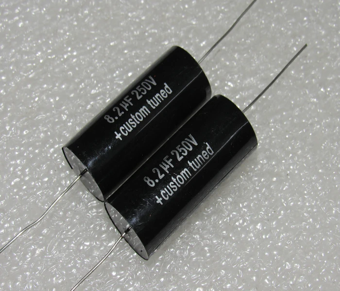 

10PCS/New 250V 8.2UF 825J 250VDC Axial Copper Pin Frequency Division Film Capacitor