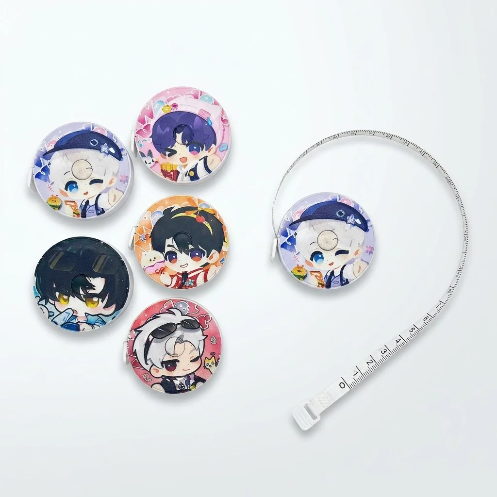 Love and Deepspace Xavier Zayne Rafayel Sylus Caleb Soft Tape Measure 2m Double Sided Metric Inch Body Ruler Sewing Gift