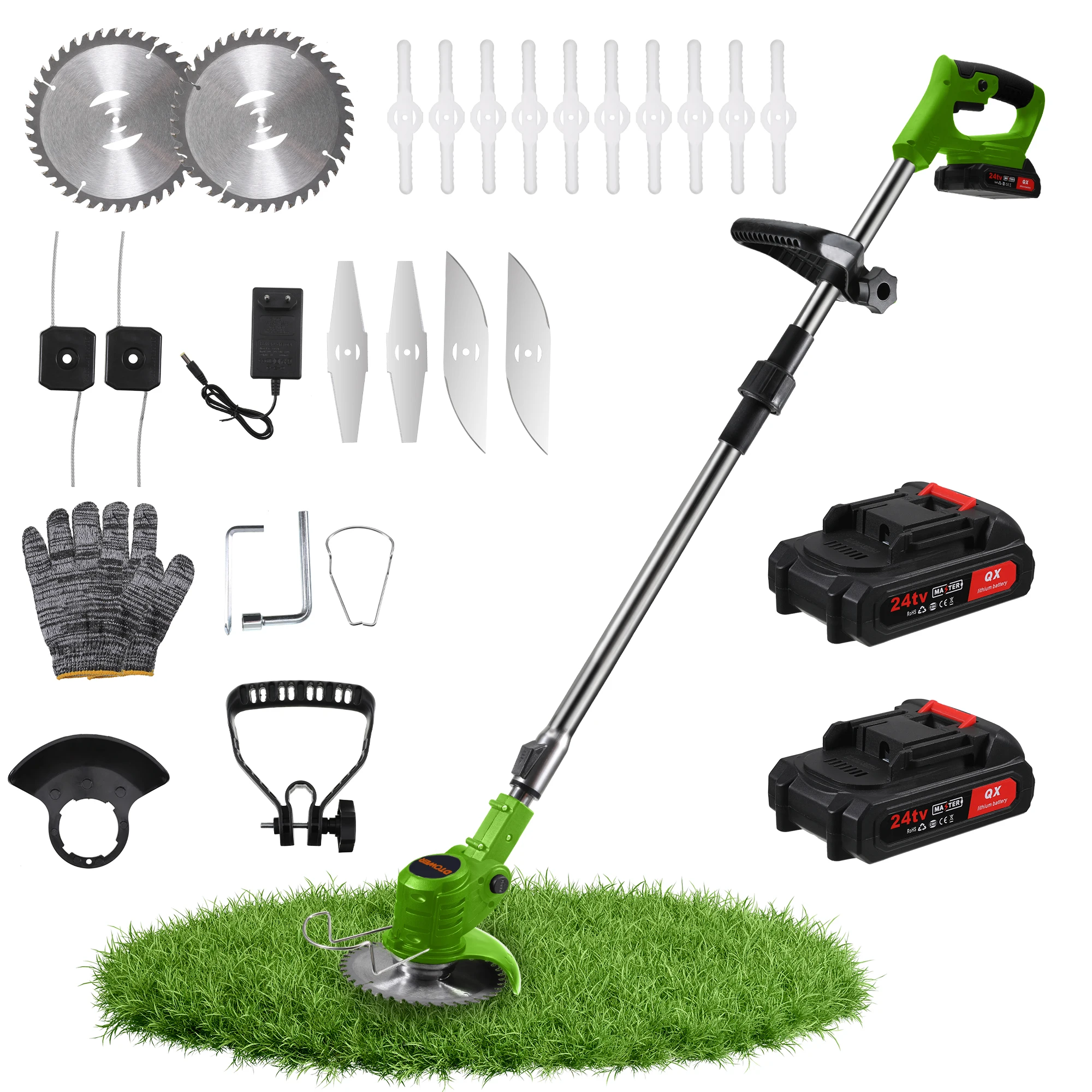 Portable Electric Lawn Mower Versatile Garden Weeding Machine For All Weeding Cordless Grass Trimmer Garden Tools