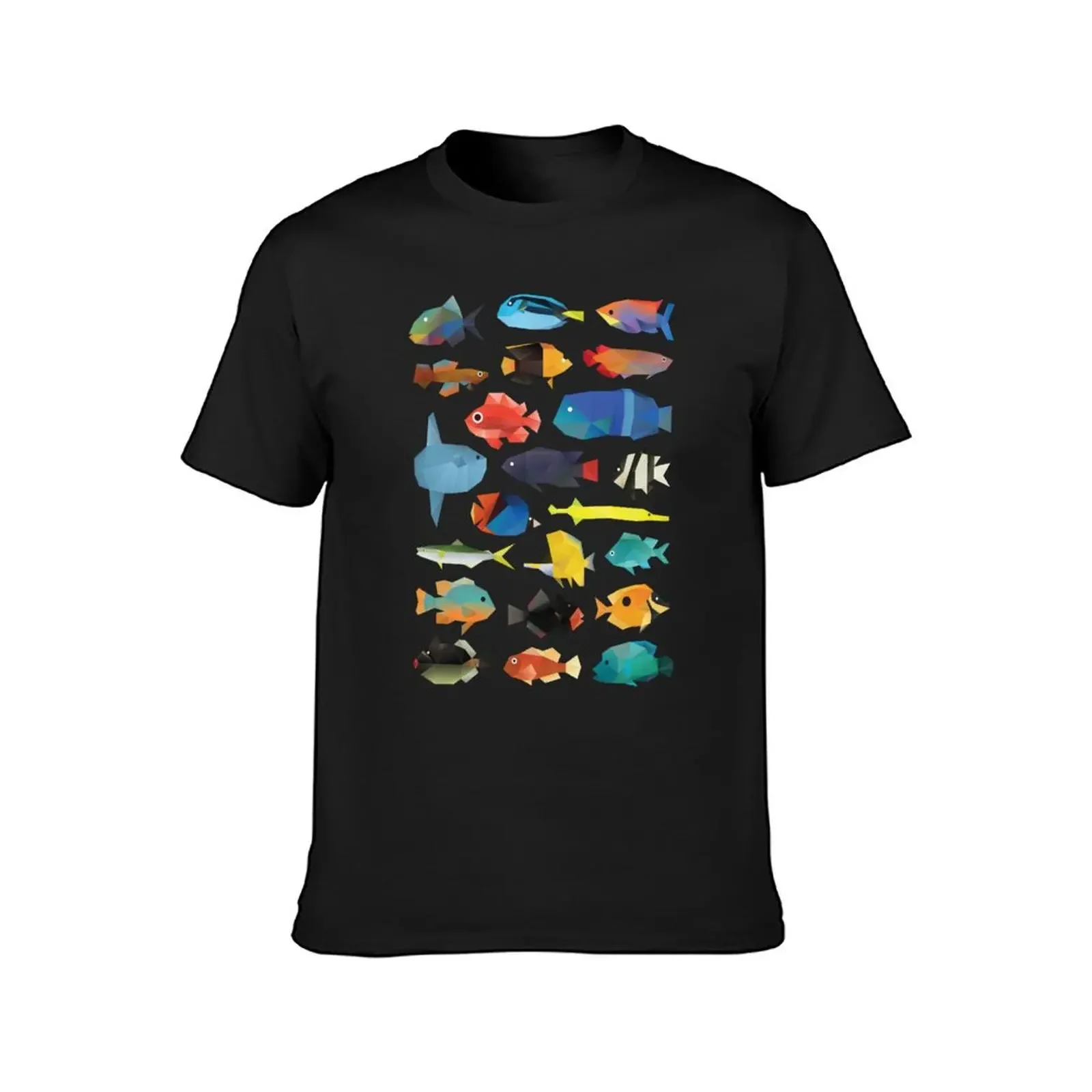 Tropical Fish chart T-Shirt basketball graphic tees shirts graphic tee korean fashion big and tall t shirts for men