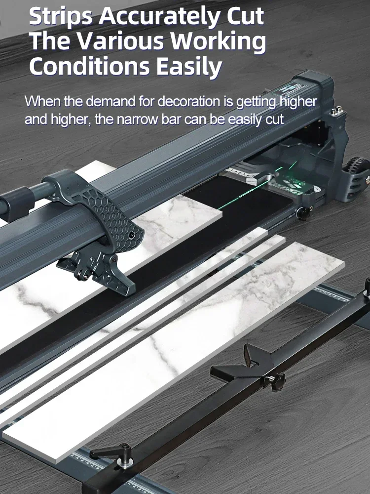 High Precision 1200mm Positioning Manual Tile Cutter with Pusher for Porcelain Ceramic Tile Cutting Construction Work