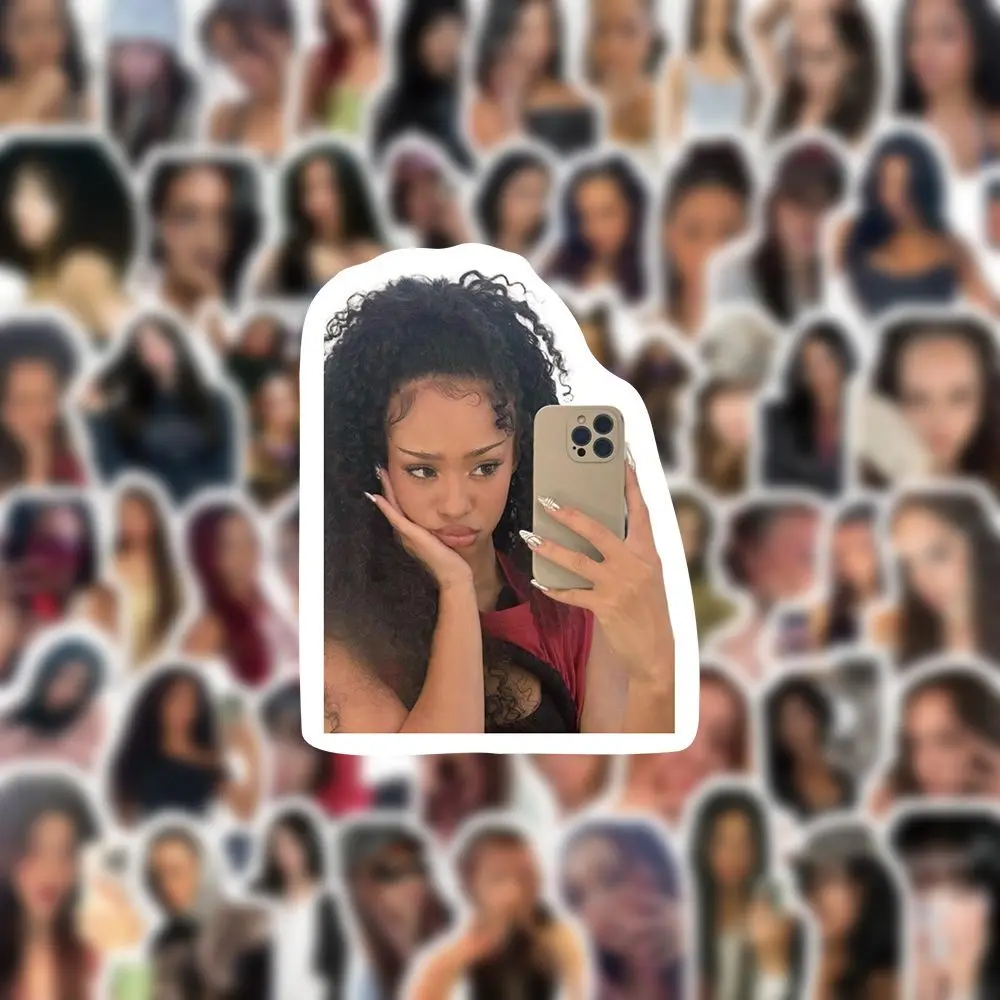 100 قطعة/المجموعة Kpop KATSEYE ملصقات PVC مقاوم للماء ذاتية اللصق ملصق الديكور دفتر مائي لارا مانون ميغان المشجعين هدية #3