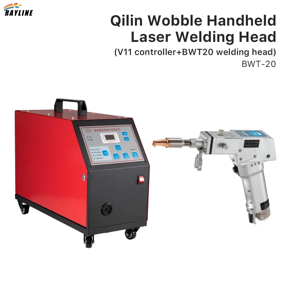 

New 1064nm Laser Welding System BWT20 Welding Head QBH 2000W + SS-BWT20 Wire Feeder Set for Fiber Welding Machine