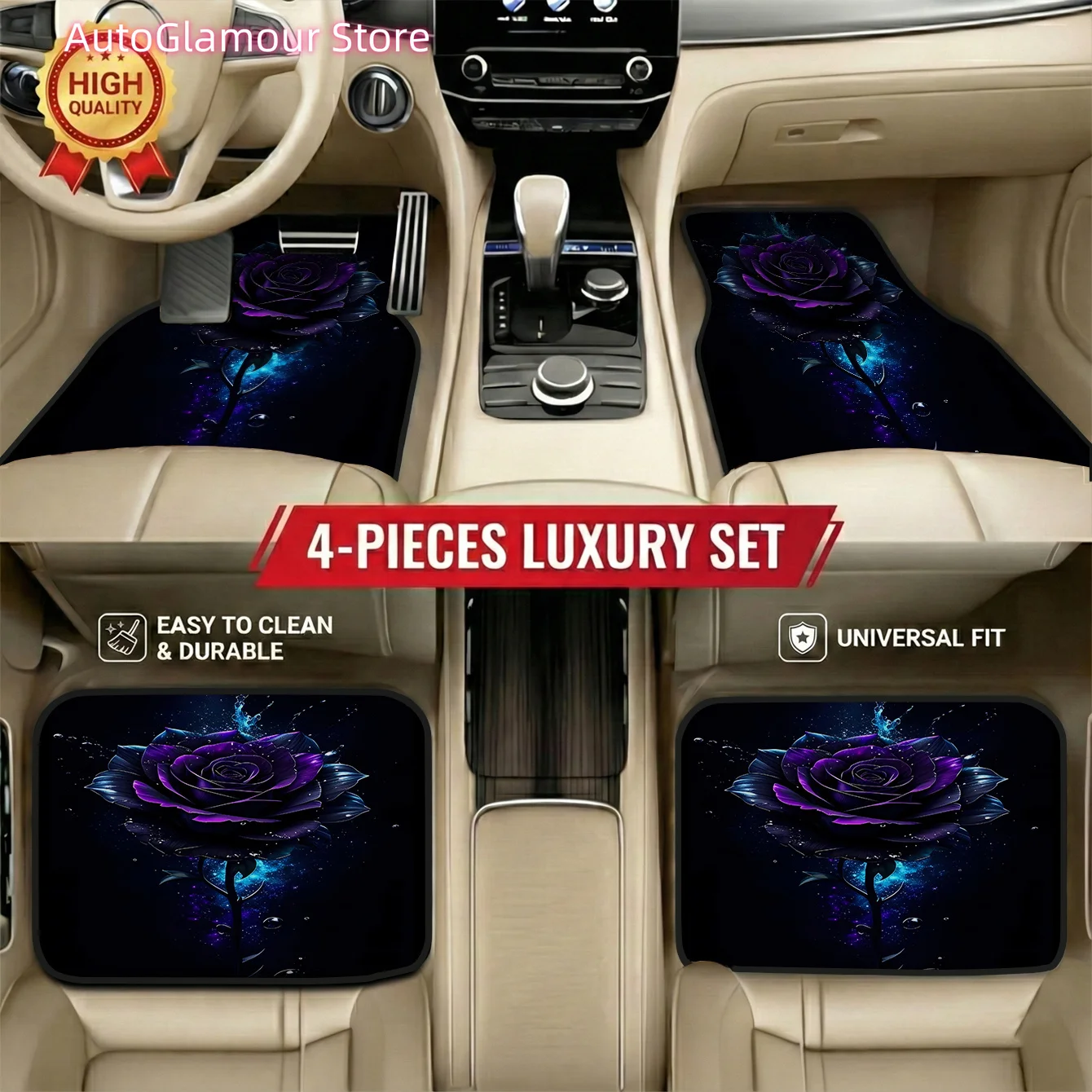 Set Of Four Car Flo…
