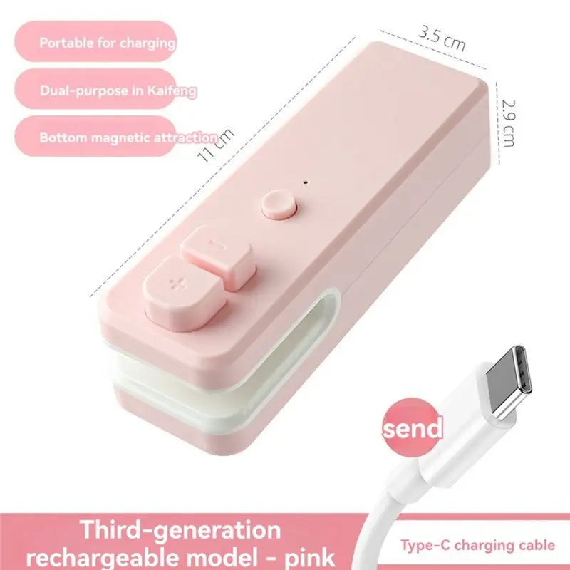 SEWS-Small Sealing Machine Snacks Laminator Home Use Plastic Bag Food Preservation Vacuum Sealing