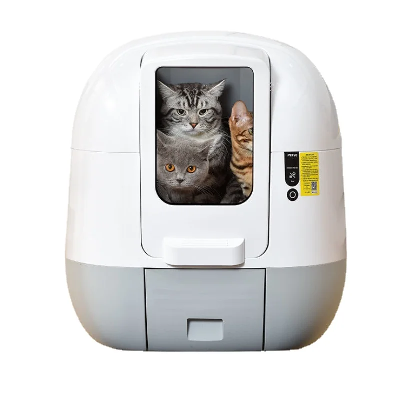 Smart Cat Litter Box Automatic Self-cleaning Cats Toilet Fully Enclosed Automatic Deodorization  Cat Litter Tray Arenero Gatos