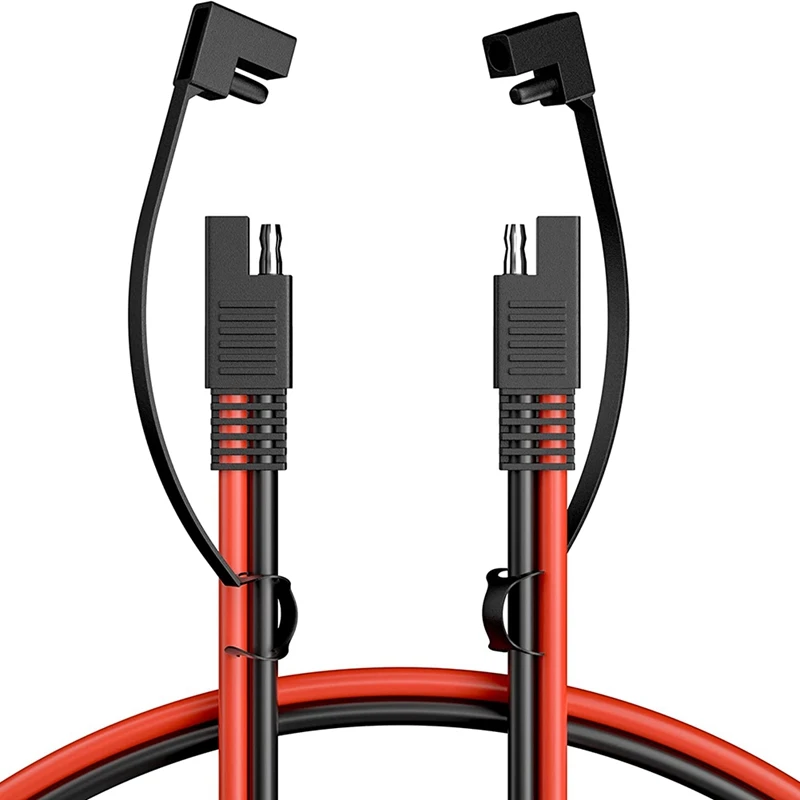 SAE Extension Cable 3FT SAE To SAE Quick Disconnect Connector For Solar Panel Battery Motorcycle Cars Tractor