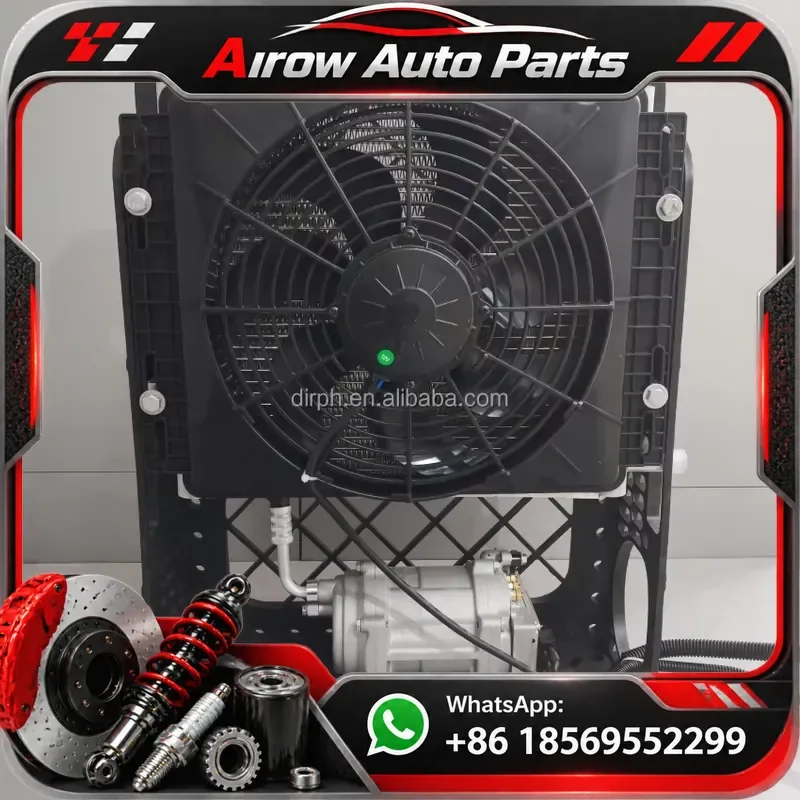 For Van Tractor 24V 12V Electric Parking Air Conditioner 7500-8500 BTU Scroll Compressor DC AC Cooler For Cabin Truck view 4