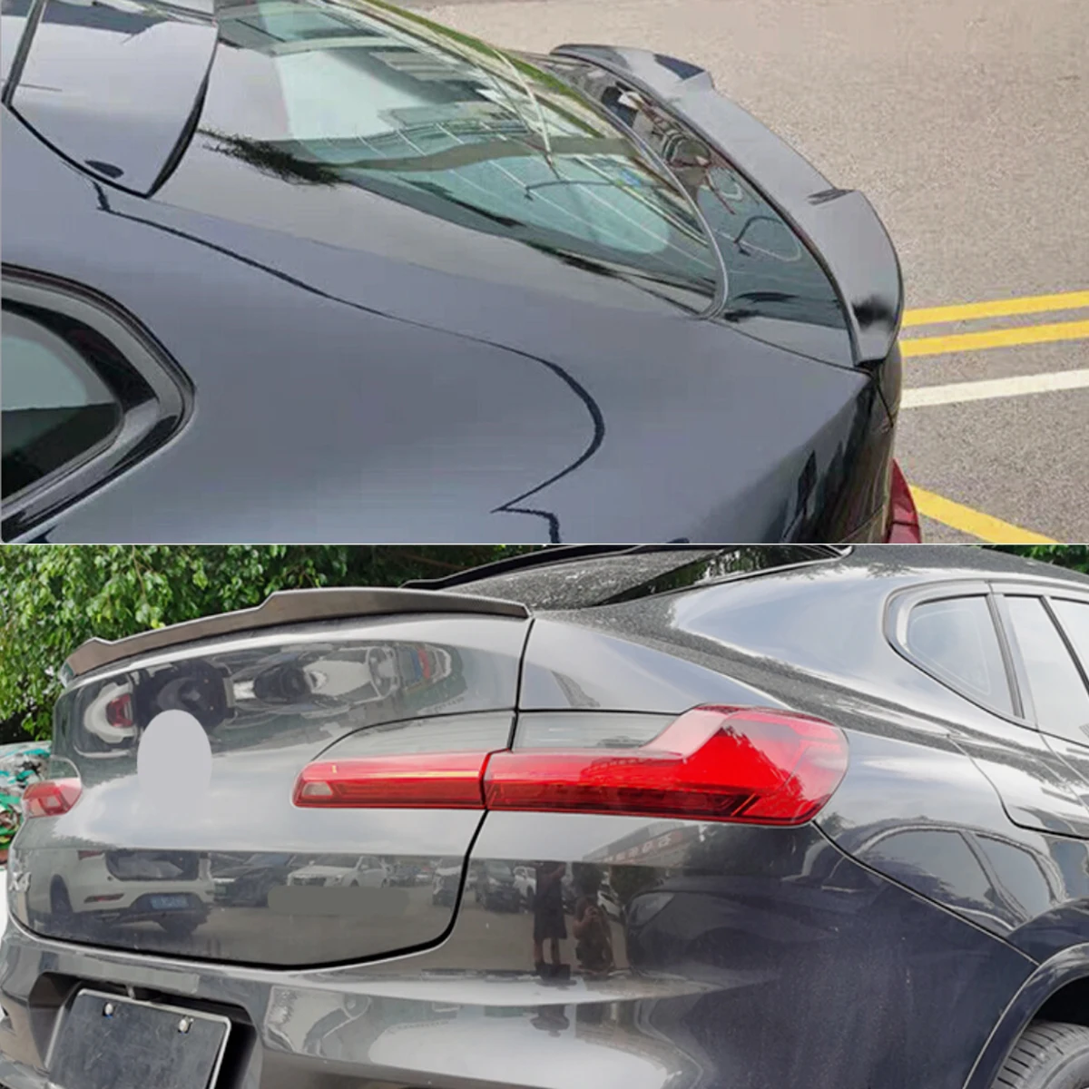 Magickit Carbon Look Rear Trunk Spoiler Wing Lip for BMW X4 G02 M40i X4M F98 2019 2020 2021 2022 2023 2024 Tunning Parts - view 6