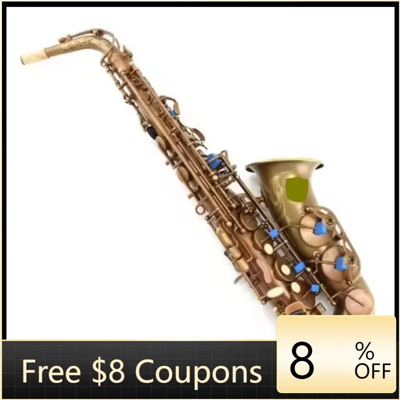 

STLF Wholesale/Sample Customized/Factory Price Brass Flat B Key Alto Saxophone Professional Play, Play Saxophone Wind Instrument