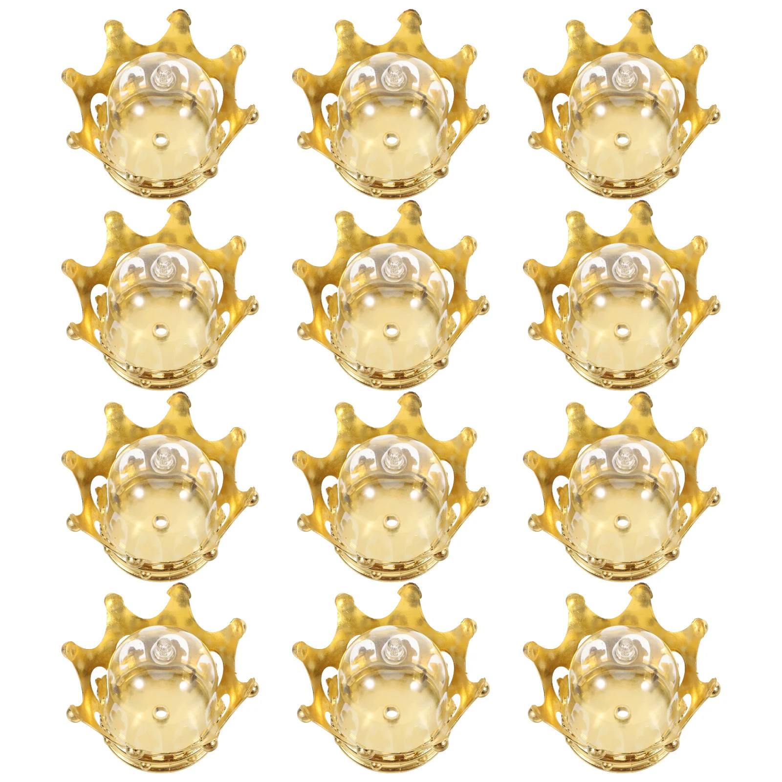 

12Pcs Boxes Gold Plated Refillable Candy Holders for Birthday Wedding Baby Shower Party Favor Decorations