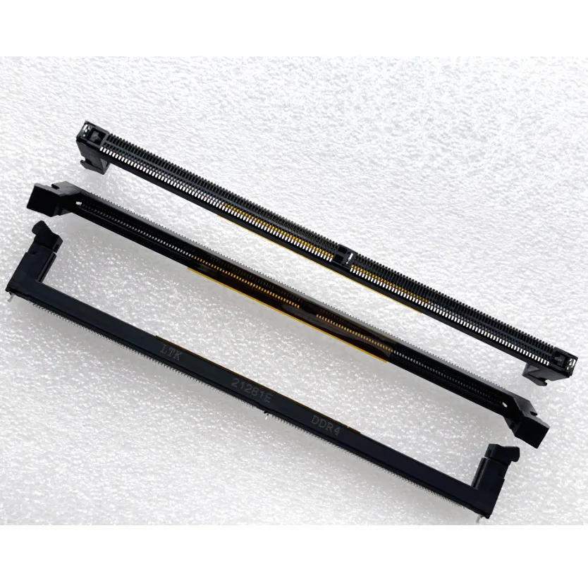 For Taiwan LTK DDR4 slot 288Pin vertical SMT patch 1.2V main board 4th generation memory card slot