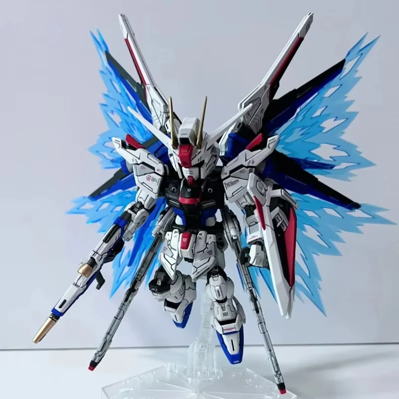 MGSD Freedom ZGMF-X10A Assemble The Model Action Figures Children'S Toy Desktop Decoration Collectible Gift With Bracket Sticker