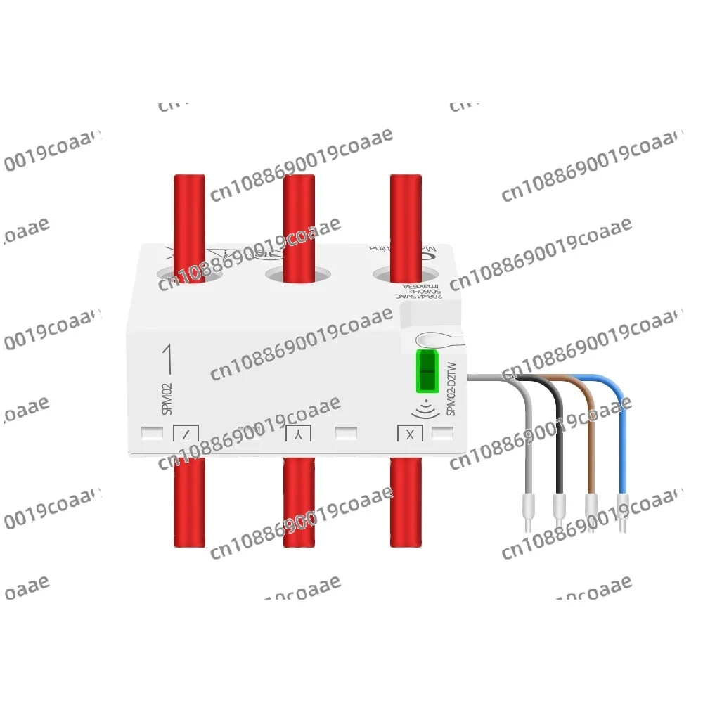 3-Phase 4-Wire Smart Energy Meter 63AWiFi Power Sensor 208V 415V Smart Life APP Controlled
