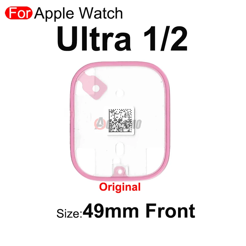 Vorderseitiges Display-Klebeband Rückseitige Abdeckung Aufkleberband für Apple Watch Series 4 5 6 7 8 9 Ultra 1/2 SE 3 40mm 41mm 44mm 45mm 49mm