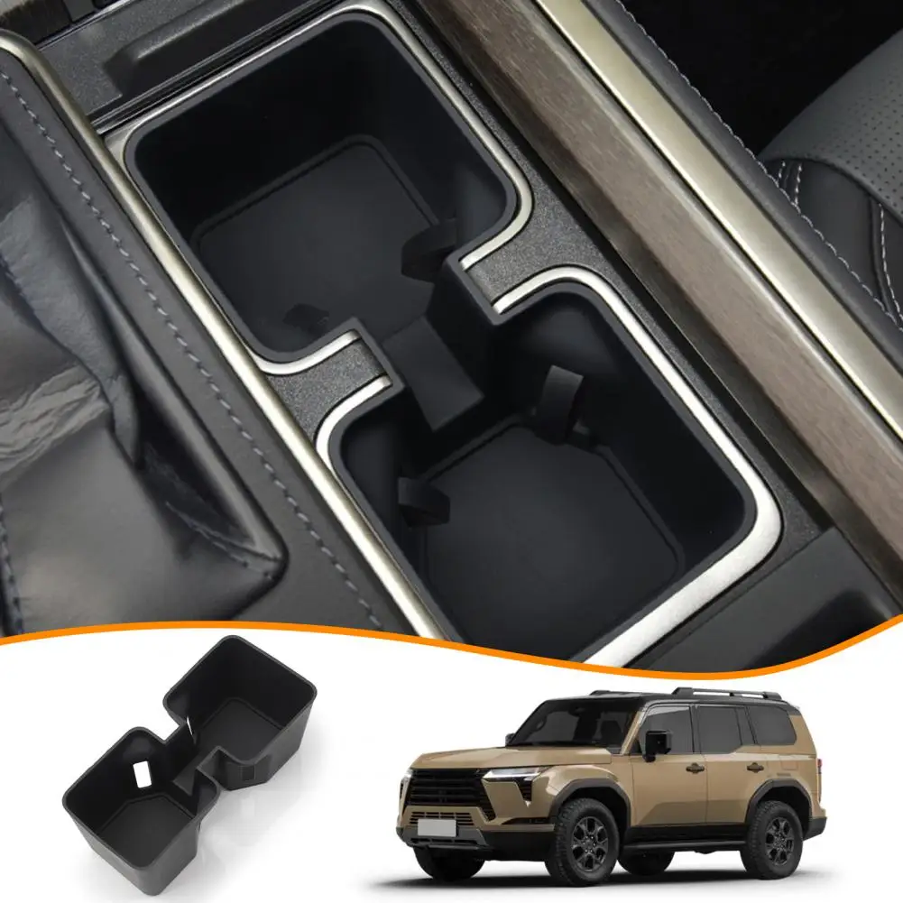 Car Center Console Cup Holder Waterproof Silicone Pad Center Console Liner Cup Holder For Lexus GX550 2024 2025 선글라스