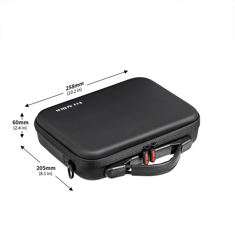 STARTRC For DJI Action 5 Pro Storage Bag PU Carrying Case Travel Shoulder Bag for Osmo Action 5 Pro Accessories Portable Handbag