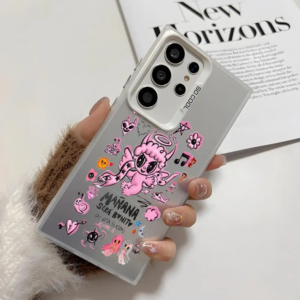 Popular Music Singer K-Karol G Phone Case For Samsung Galaxy S25 Edge S24 S23 S22 S21 S20 Ultra Funda Silicone Silver Phone Case
