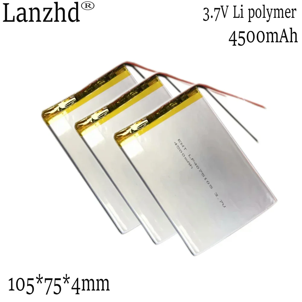 1-10pcs 3.7V 4500mAh Lithium Polymer Li-Po Battery For Power Bank Tablet PC Notebook 7