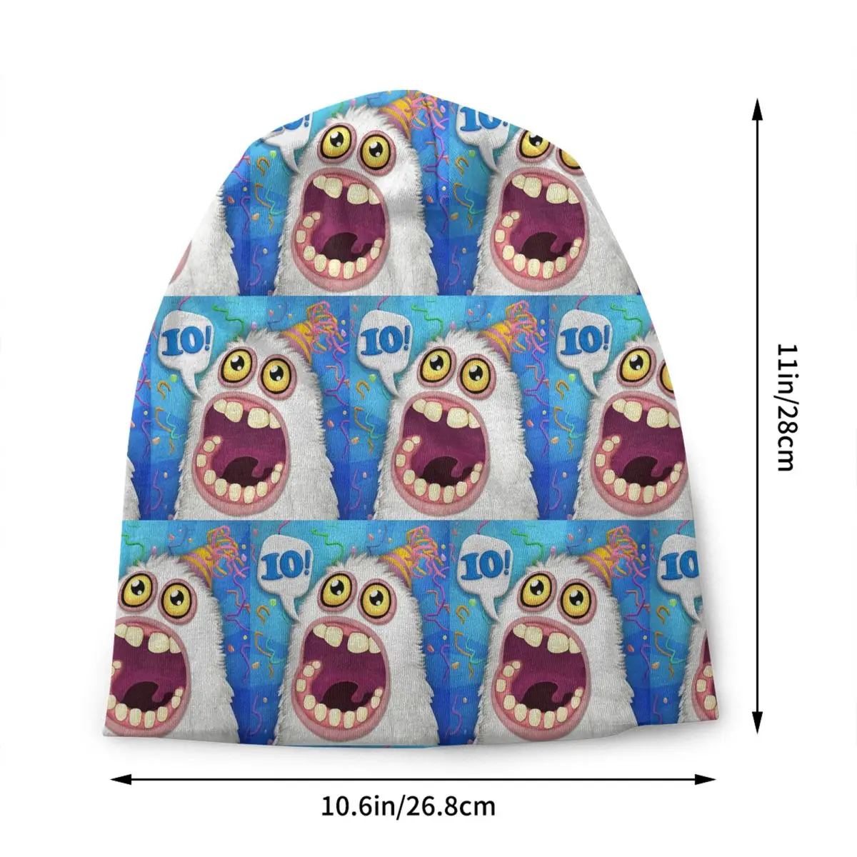 Custom Magical Monster Unique Adventure Bonnet Hat Knitted Hats Fashion Unisex Musical Winter Warm Skullies Beanies Caps