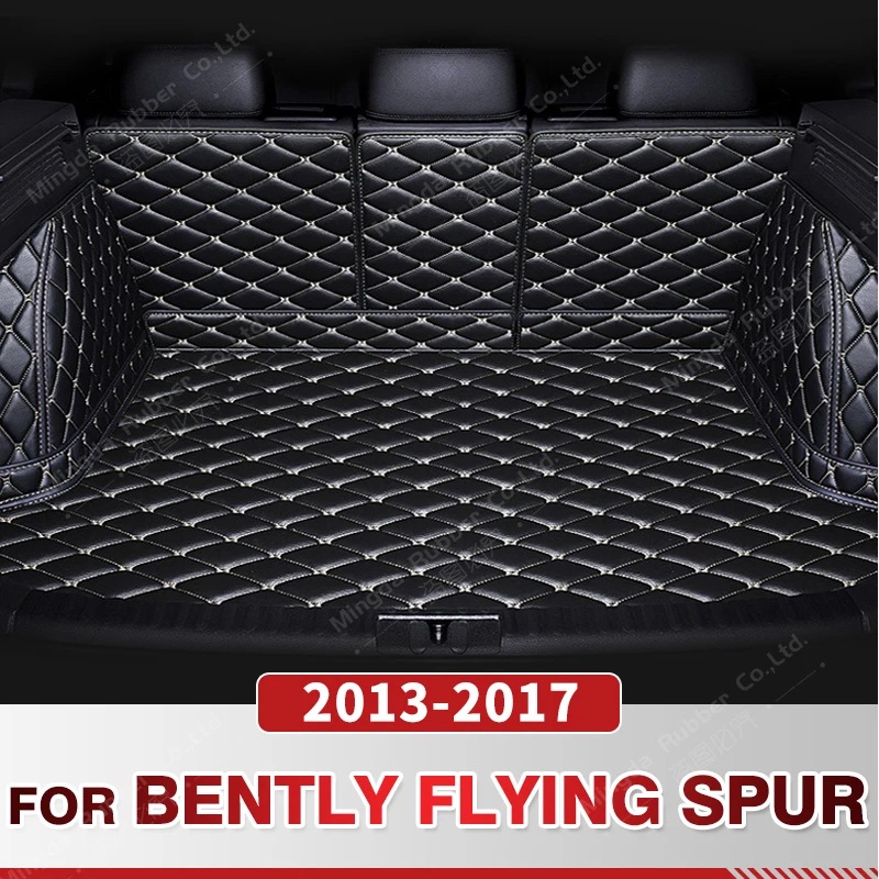 

Auto Full Coverage Trunk Mat For BENTLY Flying Spur 2013-2017 16 15 14 Car Boot Cover Pad Interior Protector Accessories