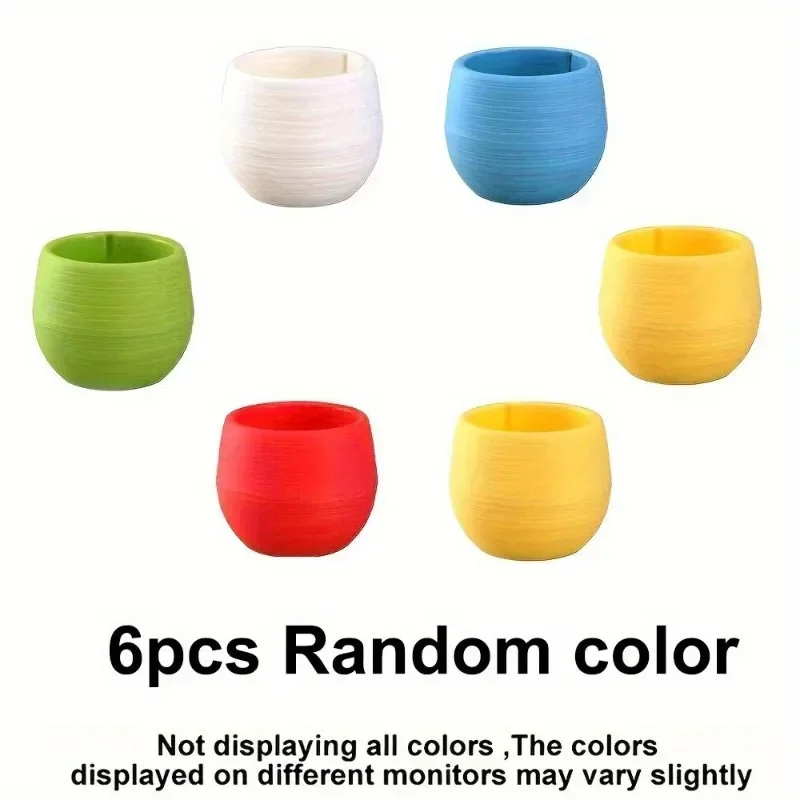 2026 new model advanced mini plastic succulent pots random color with drainage hole small flower planters for home garden