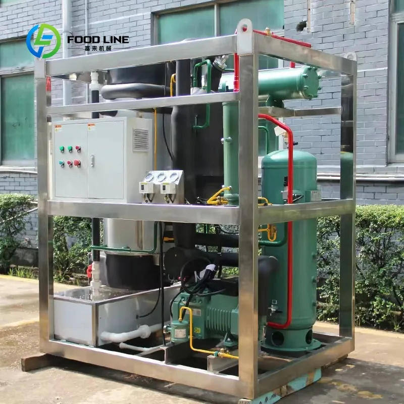Customized Industrial Tube Ice Machine 5000KG/24H with Motor & Pump 380V/220V Energy Saving for Fresh Keeping Cold Drinks