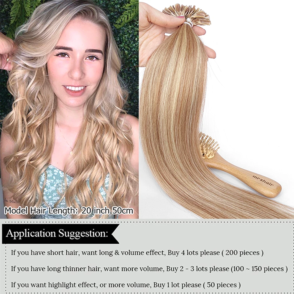 

30G u-образный кончик наращивания волос человеческие волосы прямые # p18-613 Наращивание человеческих волос Пепельно-русый с отбеливающим блондинком Мелирование волос Remy