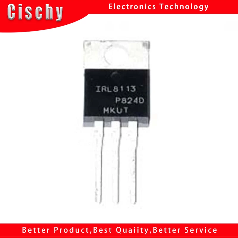 

10 шт./лот IRL8113 MOSFET N-CH 30V 105A TO-220