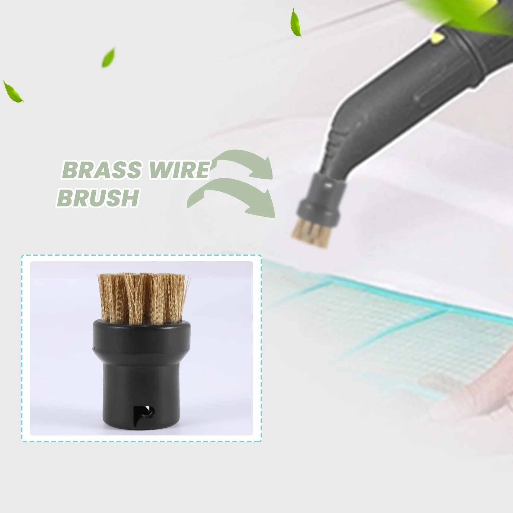 فوهات أداة فرشاة الأسلاك النحاسية لمنظفات البخار كارشر SC1 SC2 CTK10 SC3 SC4 SC5 SC7 ملحقات بديلة