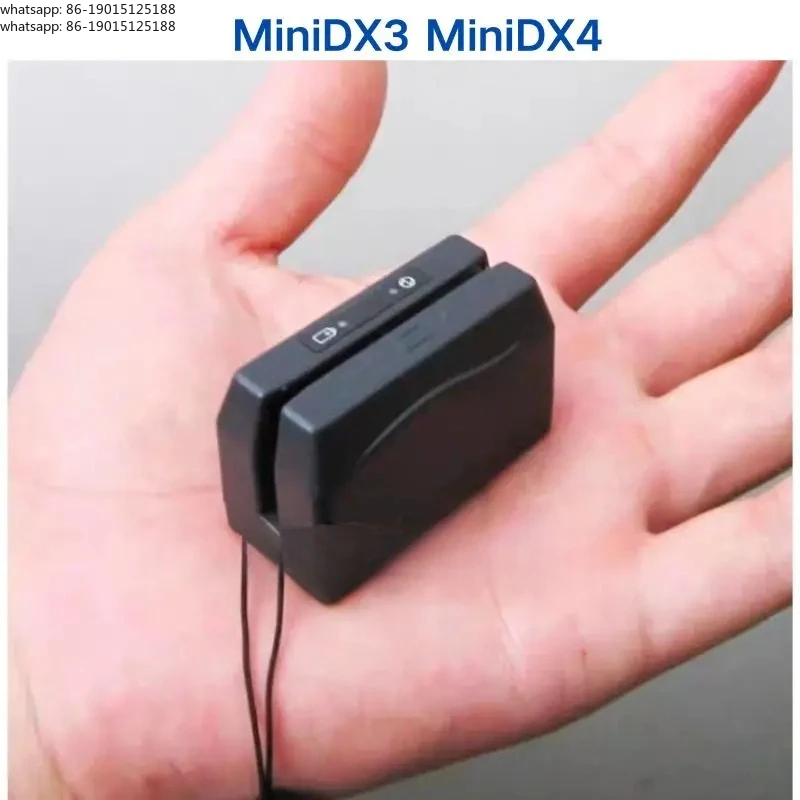 

MiniDX3/MiniDX4 Portable Magnetic Stripe Credit Card Data Collector