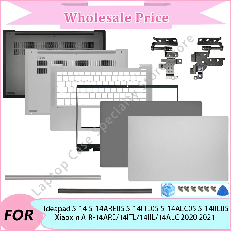 

New For Lenovo Ideapad 5-14 5-14ARE05/14ITL05/14ALC05 2020 2021 Laptop LCD Back Cover/Front Bezel/Palmrest/Bottom Case/Hinge