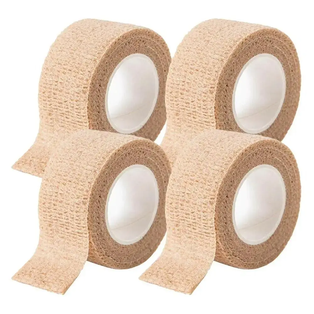 4 Rolls Self-adhesive Non-woven Fabric Chair Leg Cover Non-slip Table Leg Cap Floor Protective Tape Furniture Silent Foot Pad