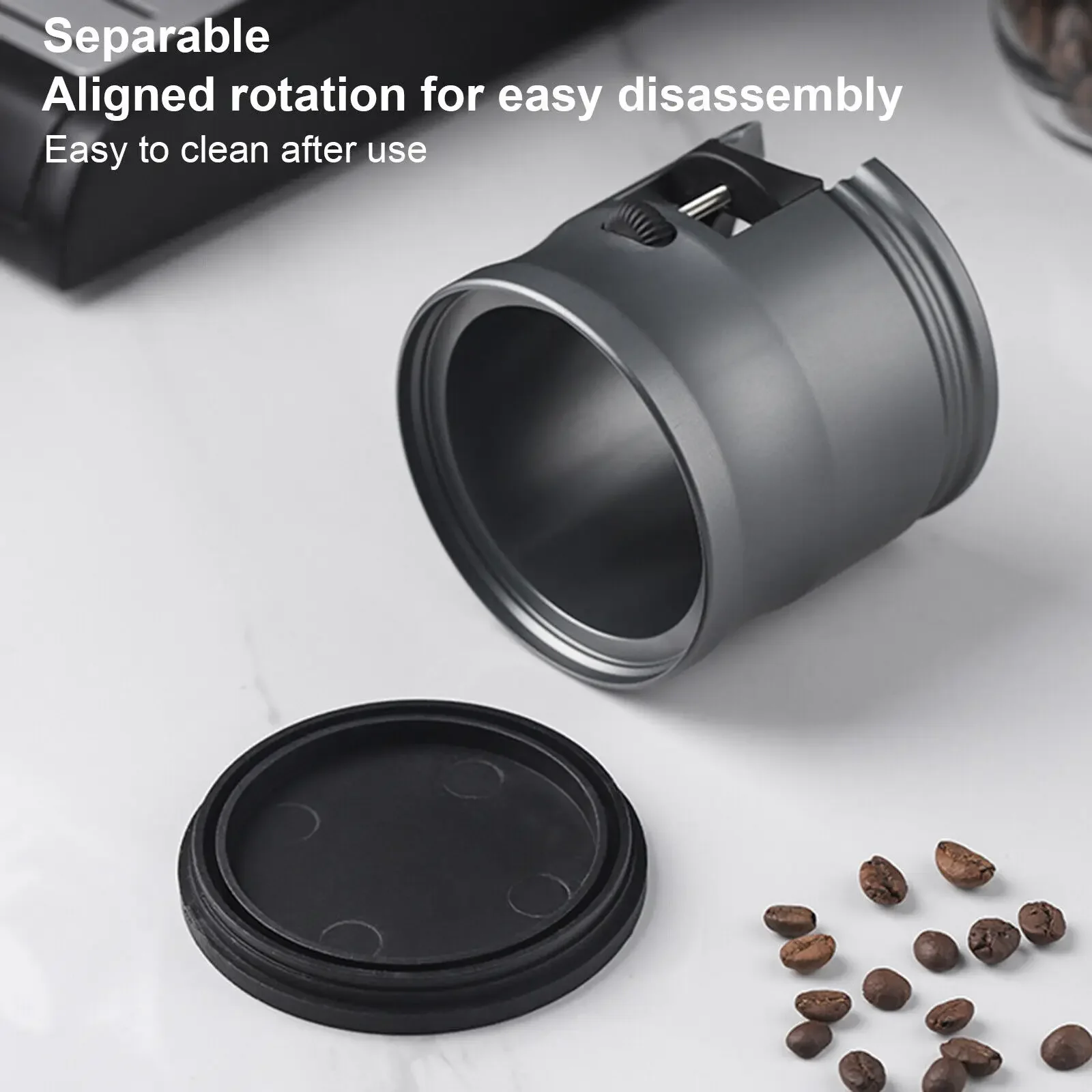 Coffee Handle Universal Aluminum Alloy Espresso Machine Puller Filler Stand Adjustable Height Coffee Tamper Stand Coffee Shop - view 5