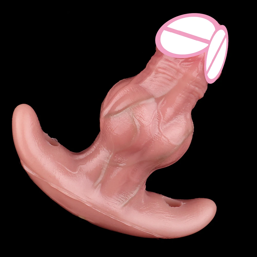 FAAK سيليكون يمكن ارتداؤها عقدة المكونات الشرج مع ذيل كبير التحكم اللاسلكي تهتز قضيب جلدي واقعية دسار الفم الكمامة BDSM لعبة الجنس