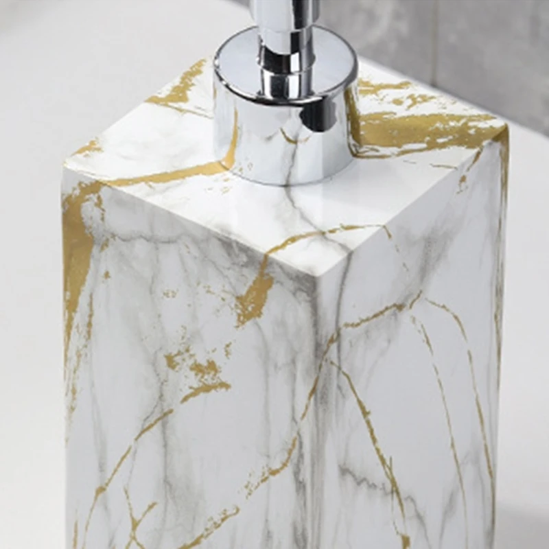 موزع الصابون السائل الراتنج موزع صابون اليد موزع الصابون الرخامي للفندق 918D