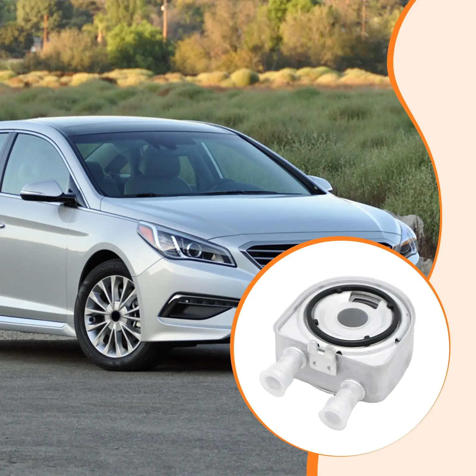 Масляный радиатор двигателя, автомобильная часть, блок масляного охлаждения для Tucson для Santa FE