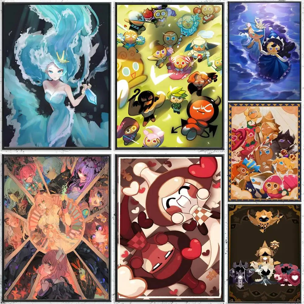 Anime CookieRun Kingdom Poster HD Waterproof Self-Adhesive Wall Art – Multi-Scene Use Top Gift Pick