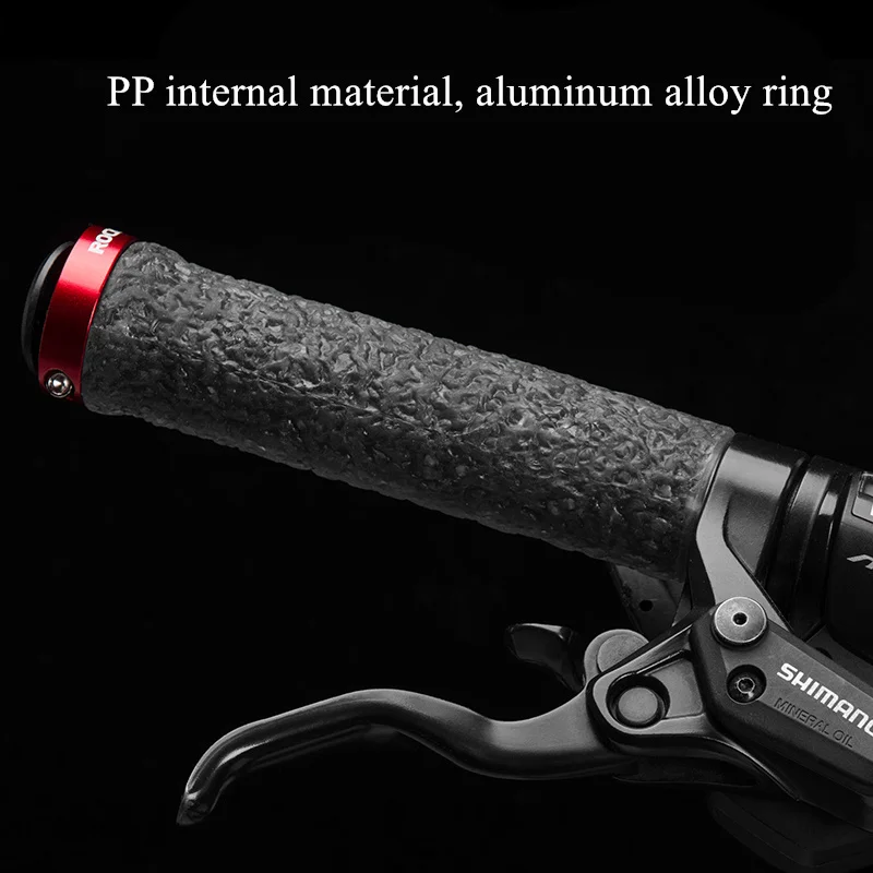 ROCKBROS Bicycle Handlebar Grip MTB Grips Anti-Slip Shock Absorption Handle Cover Mountain Road Bike Grips Bicycle Accessories